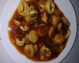 Foto langkah ke 3 dari resep Cumi + tofu saos padang #bikinramadhanberkesan.