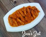 A picture of step 4 of Tteokbokki.