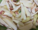 A picture of step 1 of Besan wale fries.