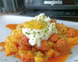 Une image de l'étape 6 de Chorizo à la tomate et aux pommes de terre au Cook Expert.