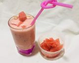 A picture of step 3 of Water melon smoothie🍉🥛.