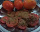 A picture of step 4 of Tomato ke PAKORAY.