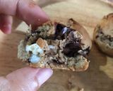 รูปขั้นตอนการทำที่ 3 ของ Soft cookie chocolate marshmello whey healthy