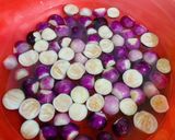 Hình bước làm 1 của món Cà pháo ngâm mắm nêm