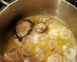 A picture of step 8 of Linguine al Vongole .