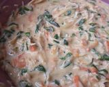 Foto langkah ke 4 dari resep Dadar Kentang Sayur.