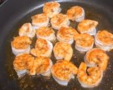 A picture of step 3 of Rosé Salmon and Shrimp.