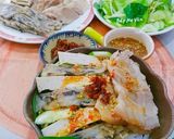 A picture of step 6 of Bún Mắm Nêm with Pork, Vietnamese Pork Sausage, and Head Cheese.