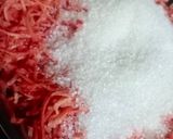 A picture of step 1 of Gajar Ka halwa🤤.