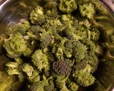 A picture of step 3 of Holmestead Cookin': Broccoli Chicken Pesto Pasta.