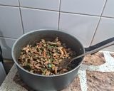 Foto del paso 9 de la receta: Tacos de pollo y carne con vegetales