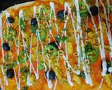 صورة لخطوة 4 من وصفة بيتزا الشاورما بصلصة الطماطم 🍅🍕