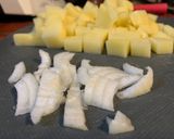 Une image de l'étape 1 de Soupe de fanes de carottes.