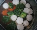 Hình bước làm 5 của món Canh rau củ