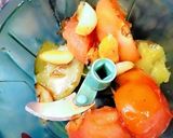 A picture of step 4 of Garlic Raw Mango Tomato Chutney.