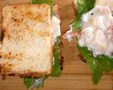 A picture of step 4 of 3 ingredient sandwich.