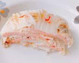 รูปขั้นตอนการทำที่ 5 ของ ผักกาดพันชั้นในหม้อหุงข้าว Millefeuille Napa cabbage