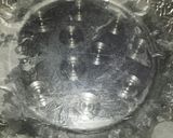 A picture of step 5 of Nankhatai.