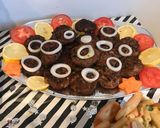 A picture of step 4 of Peshawari Chapal kababs.