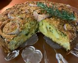 A picture of step 13 of Cauliflower cake.