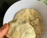 Une image de l'étape 3 de Naan fourré viande hachée et fromage.