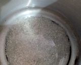 A picture of step 1 of Sweet pongal (sakkarai pongal).
