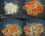 Foto langkah ke 3 dari resep Tumis sayur vegetarian.