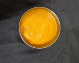 A picture of step 3 of Mango Shrikhand with Blackberry.