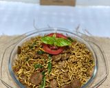 Foto langkah ke 4 dari resep Mie Goreng Bakso.