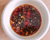 Hình bước làm 4 của món 🌱 Bún Tàu Trộn Nấm Xào Giá Chay (Vegan)