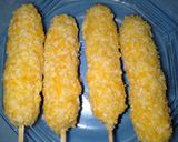 Foto langkah ke 3 dari resep Corn dog mozarella choco.