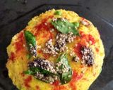 A picture of step 5 of Tawa Dhokla.