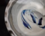 A picture of step 2 of Royal Blue Chocolate.