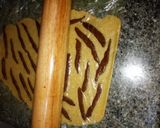 A picture of step 14 of Coconut striped biscuit.