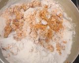A picture of step 3 of Besan Ladoo.