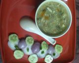 A picture of step 16 of Healthy egg chicken soup.