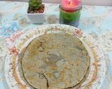 A picture of step 2 of Bajre ki roti.