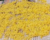 A picture of step 1 of Moong Dal Halwa (moong Dal Atta).