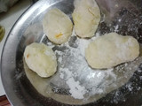 Bombas de papas rellenas