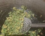 A picture of step 2 of Hyacinth beans Rava Upma.