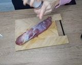 Foto del paso 1 de la receta Mini Wellington de solomillo a la mostaza para Navidad