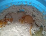 A picture of step 4 of Orange vanilla cake #4weekschallenge.