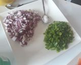 A picture of step 2 of Indo Chinese noodles.