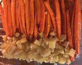 A picture of step 2 of California Farm Grilled Carrots with Gouda Cheese Dinner.