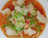 Foto langkah ke 5 dari resep Tekwan Kuah merah.