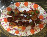 A picture of step 3 of Idli manchurian.