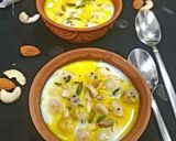 A picture of step 5 of Makhana kheer.