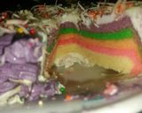 Foto langkah ke 15 dari resep Rainbow Cake kukus.