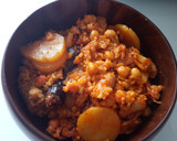 Foto del paso 6 de la receta: Arroz integral con garbanzos y morcilla asturiana