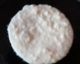 A picture of step 3 of Banana Chilla.